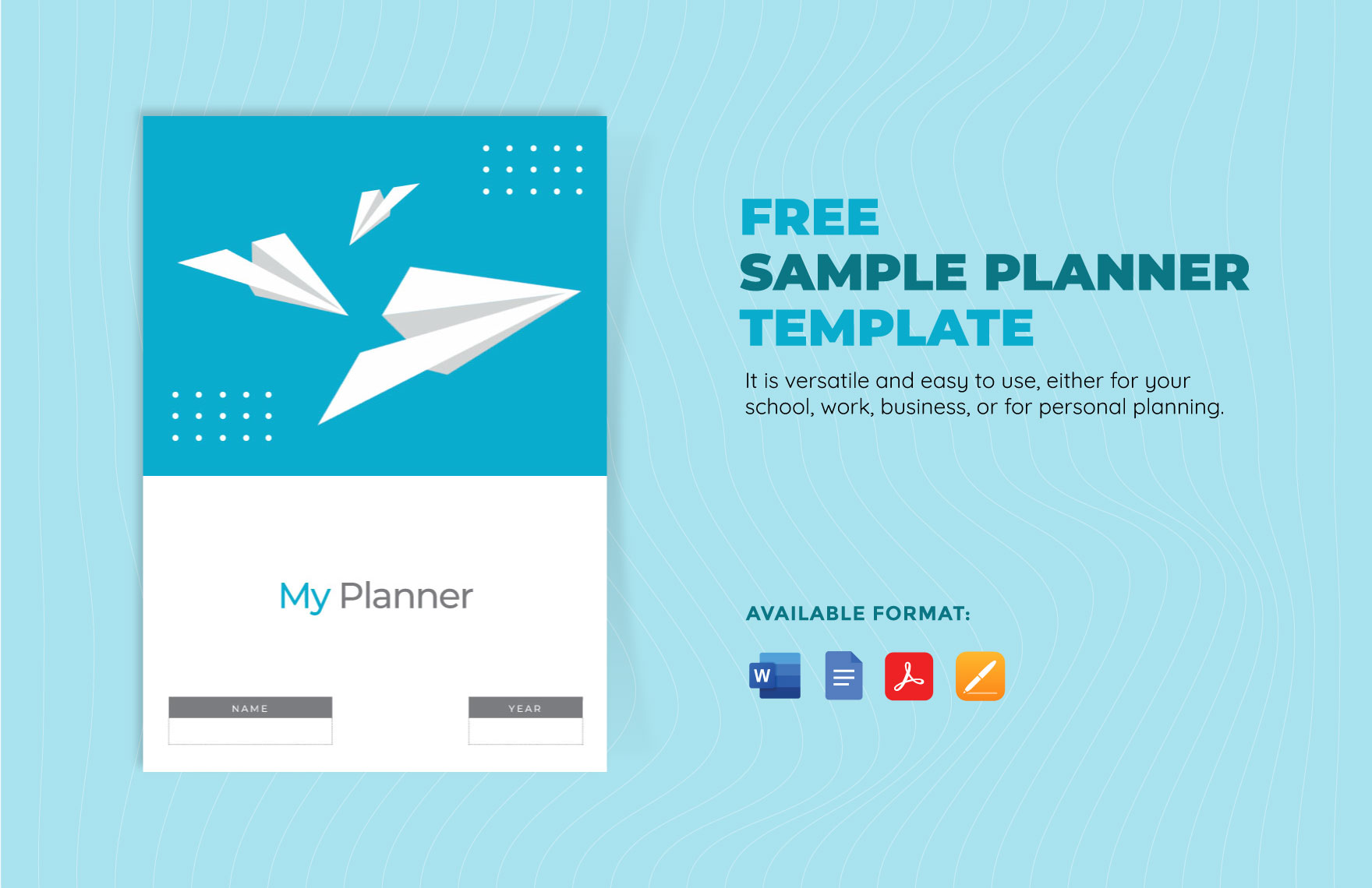 Sample Planner Template
