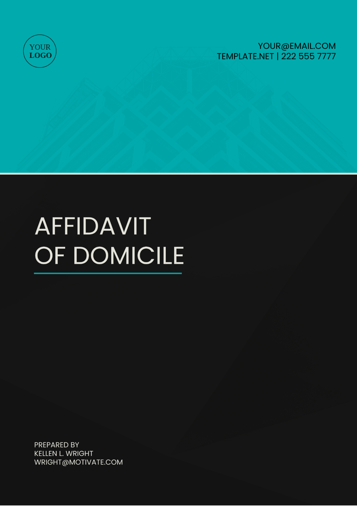 Nebraska Affidavit of Domicile Template - Edit Online & Download