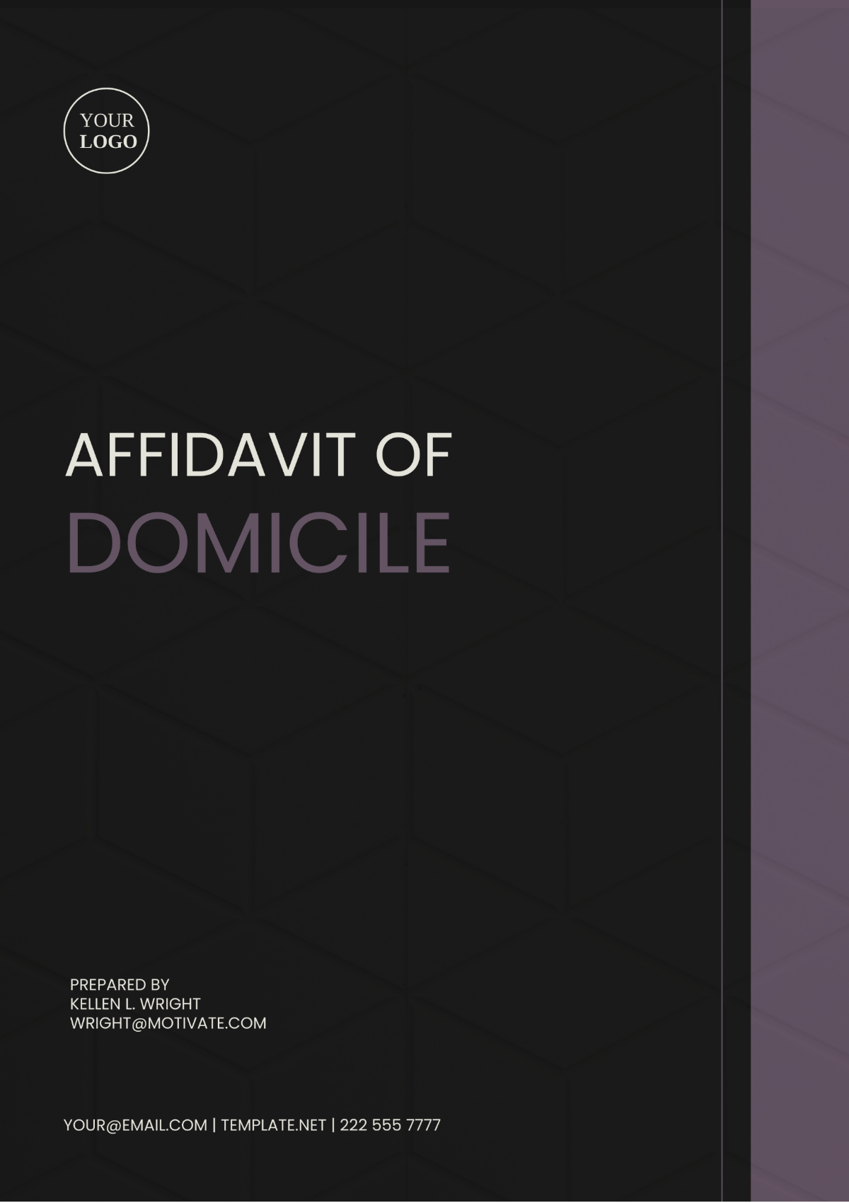 New Mexico Affidavit of Domicile Template - Edit Online & Download