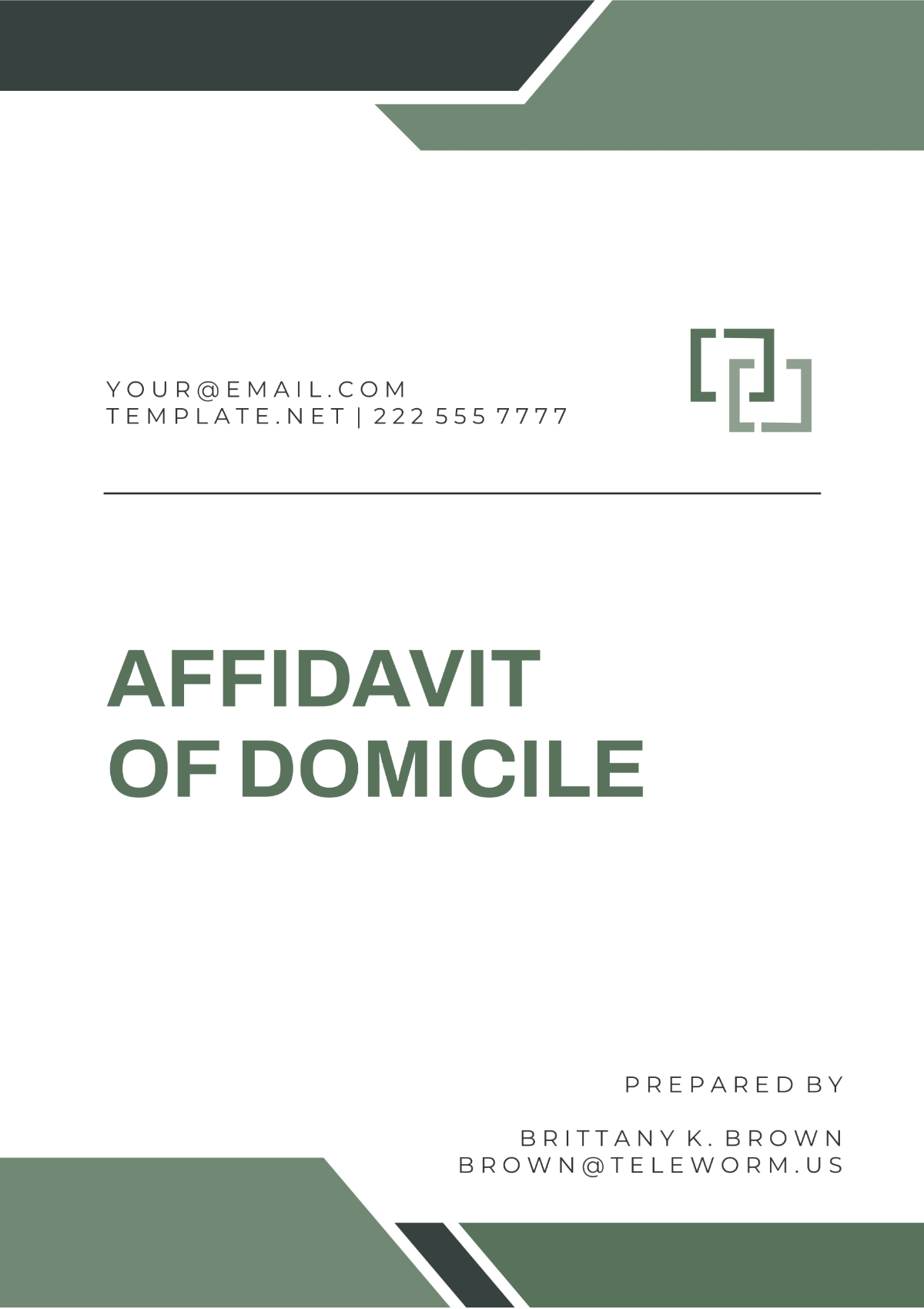 Rhode Island Affidavit of Domicile Template - Edit Online & Download