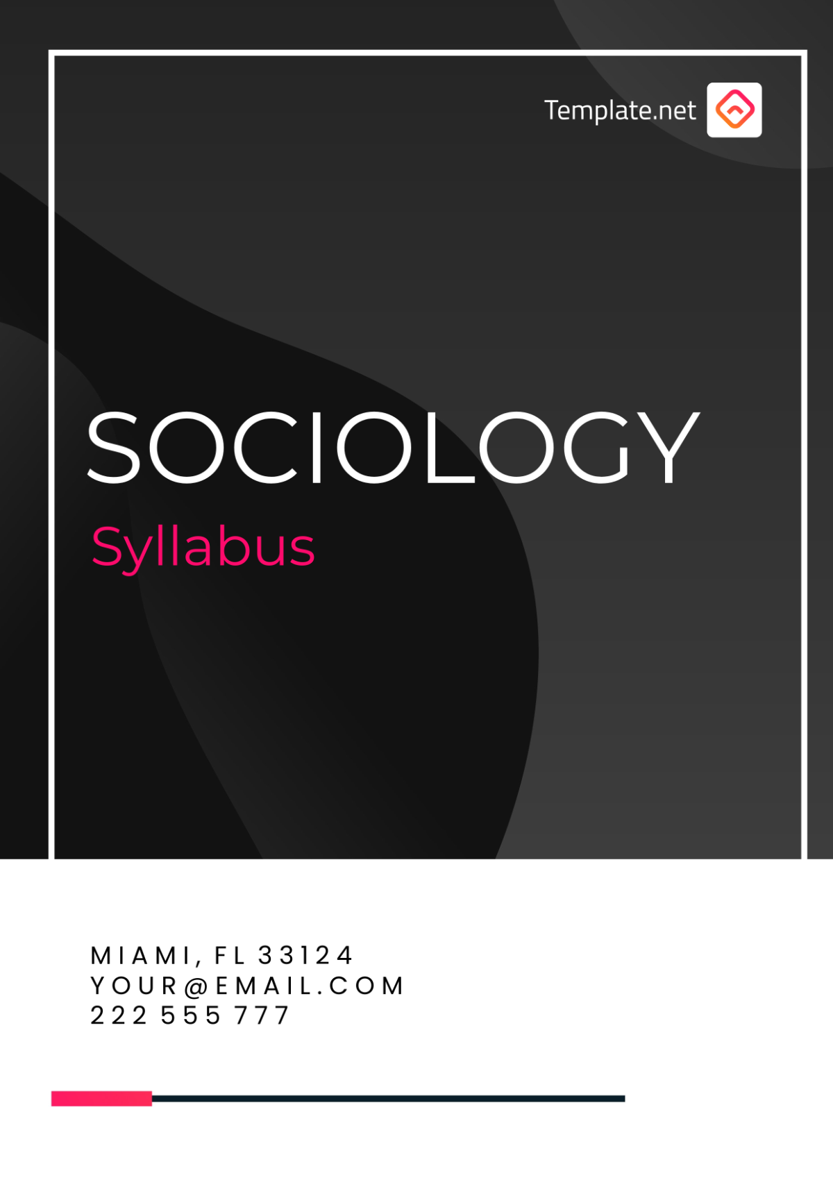 Sociology Syllabus Template