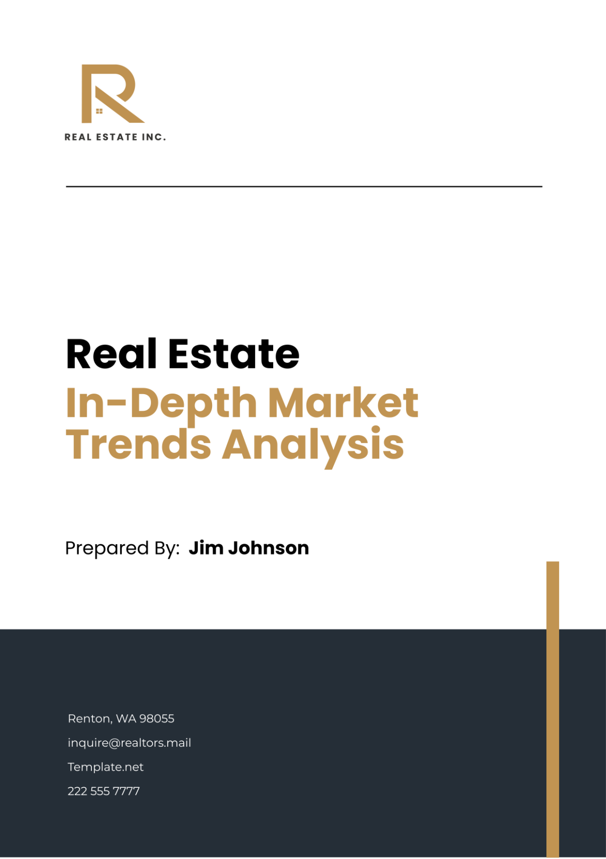 Real Estate In-Depth Market Trends Analysis Template