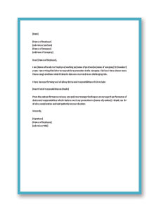 Employee Relieving Letter Format in Microsoft Word, Apple Pages, Google ...