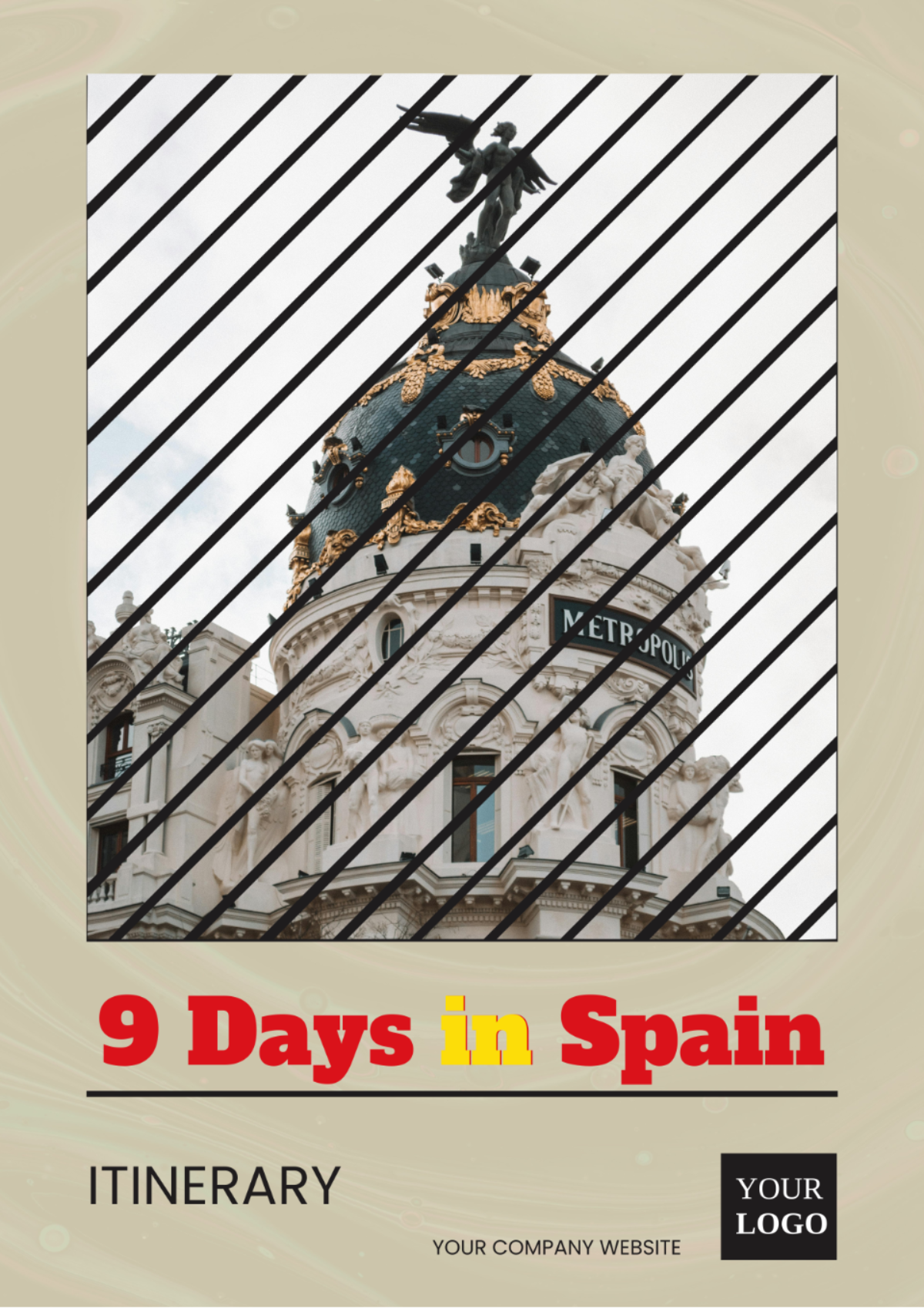 9 Day Spain Itinerary Template