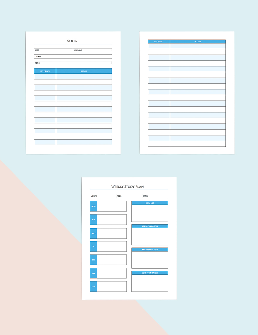 Course Planner Template Download in Word, Google Docs, PDF, Apple