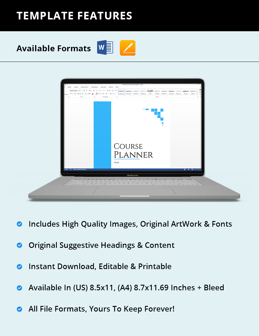 Course Planner Template