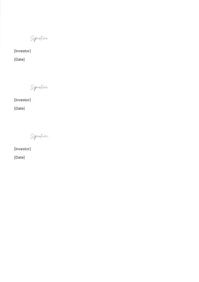 Free Real Estate Property Investment SLA Template to Edit Online