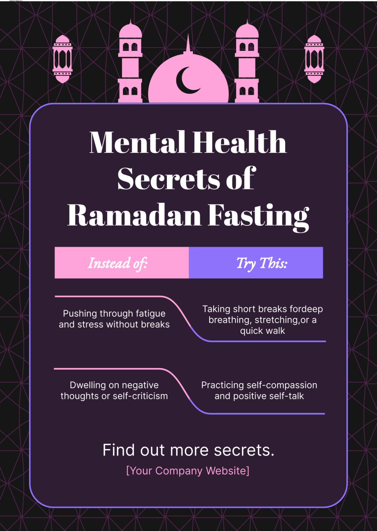 Free Mental Health Secrets of Ramadan Fasting Template