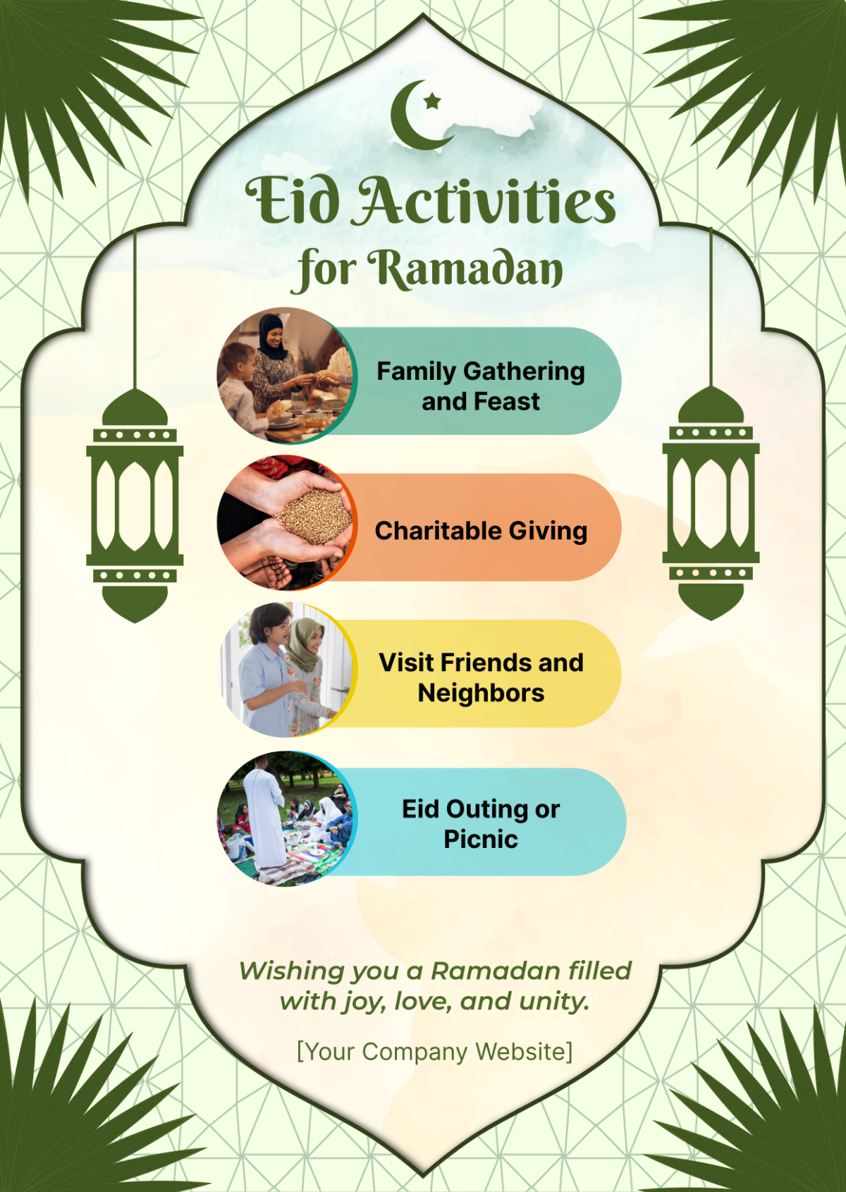 Ramadan Eid Activities Template