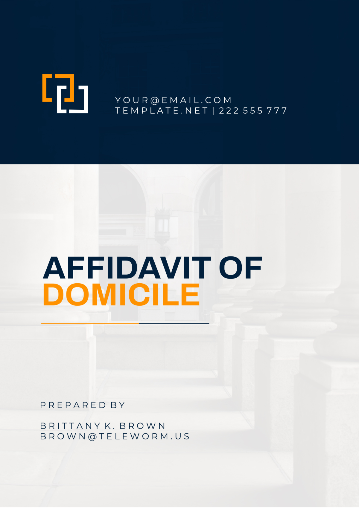 Kansas Affidavit of Domicile Template - Edit Online & Download