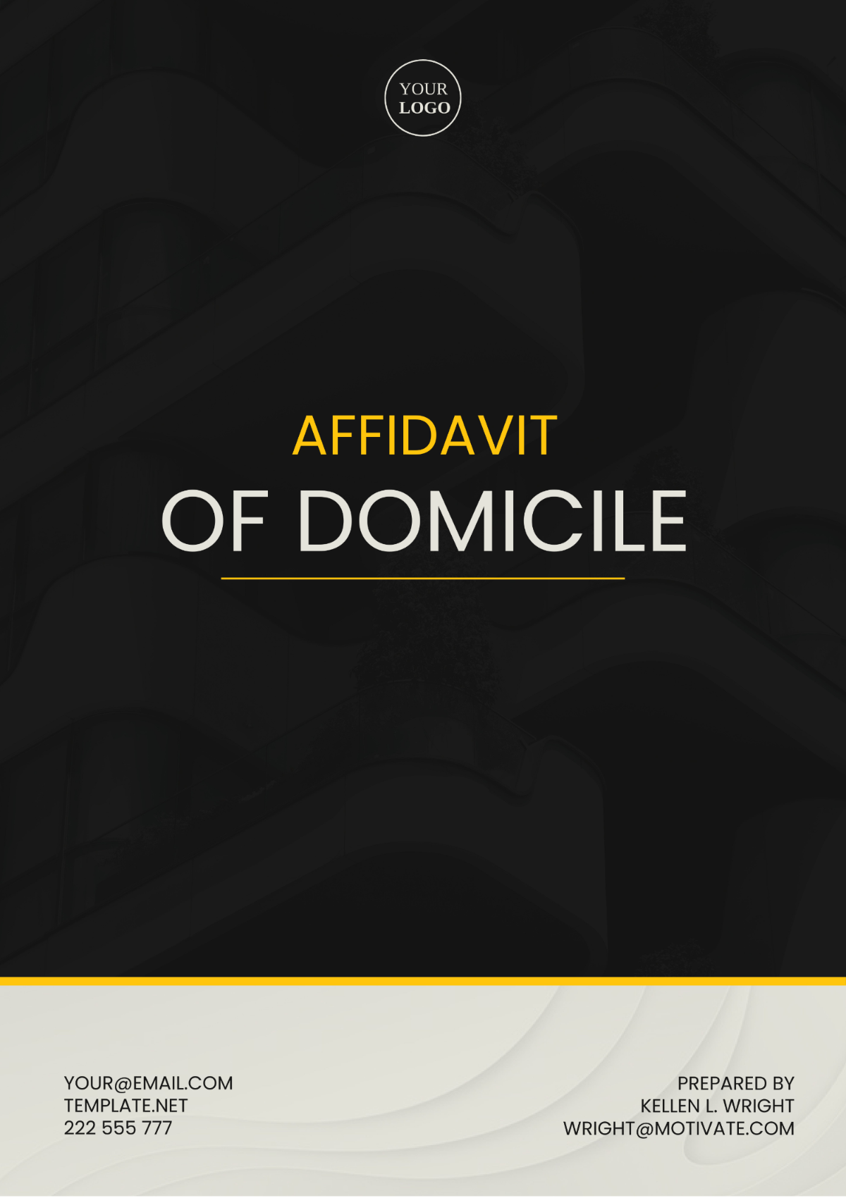 Free South Carolina Affidavit of Domicile Template - Edit Online ...