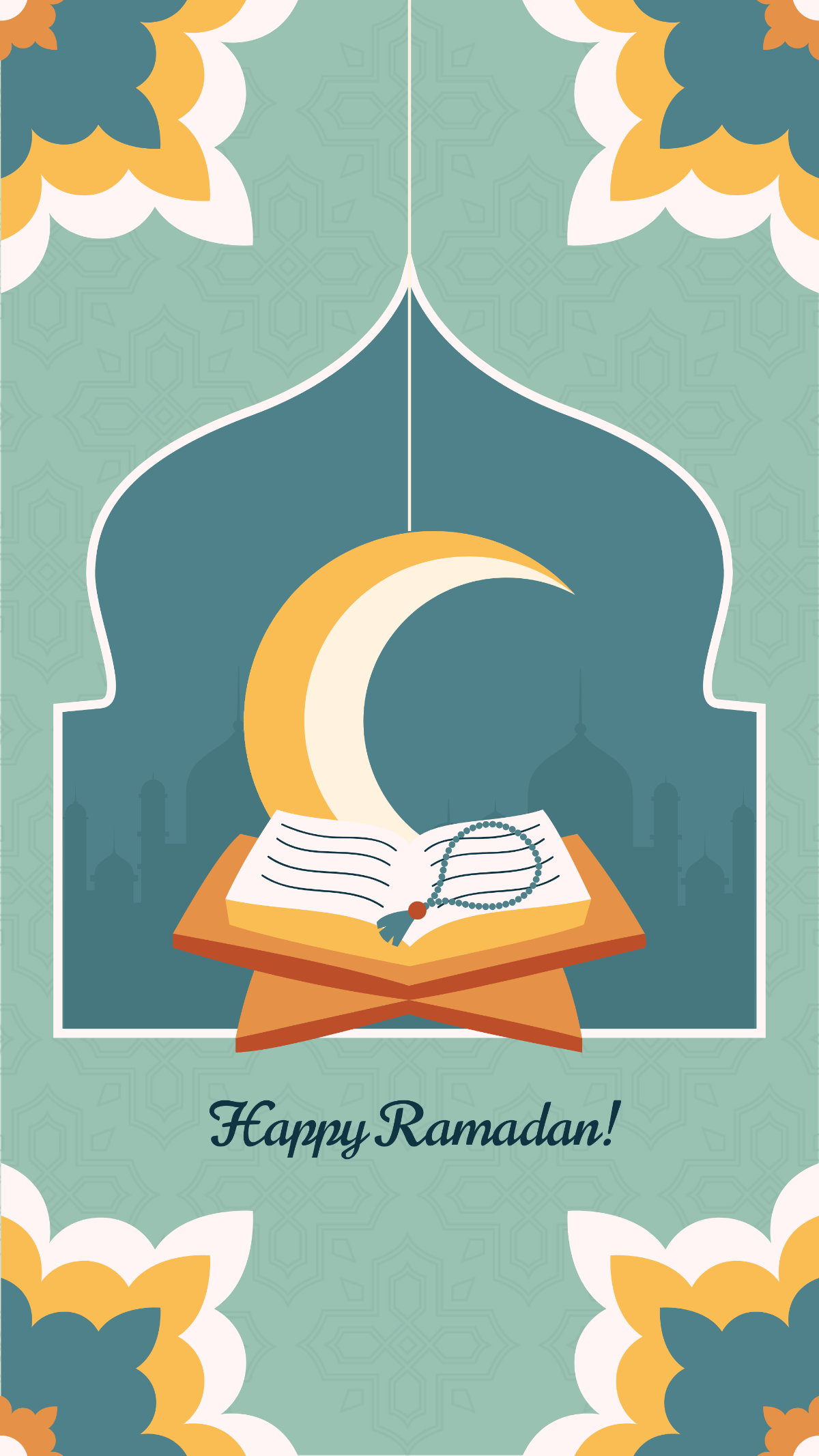 Ramadan Mobile Wallpaper Template