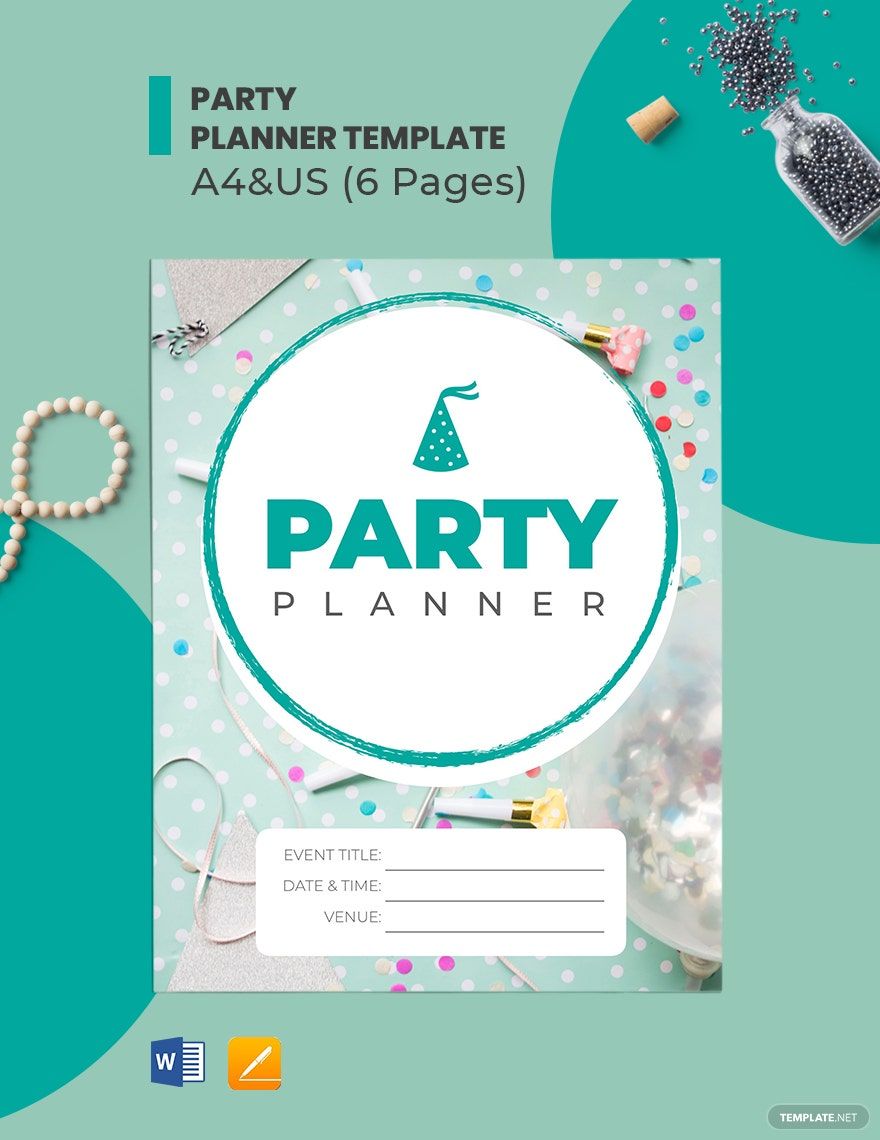 Sample Party Menu Planner Template Word Apple Pages Template Sample Party Menu Planner Template Word Apple Pages Template
