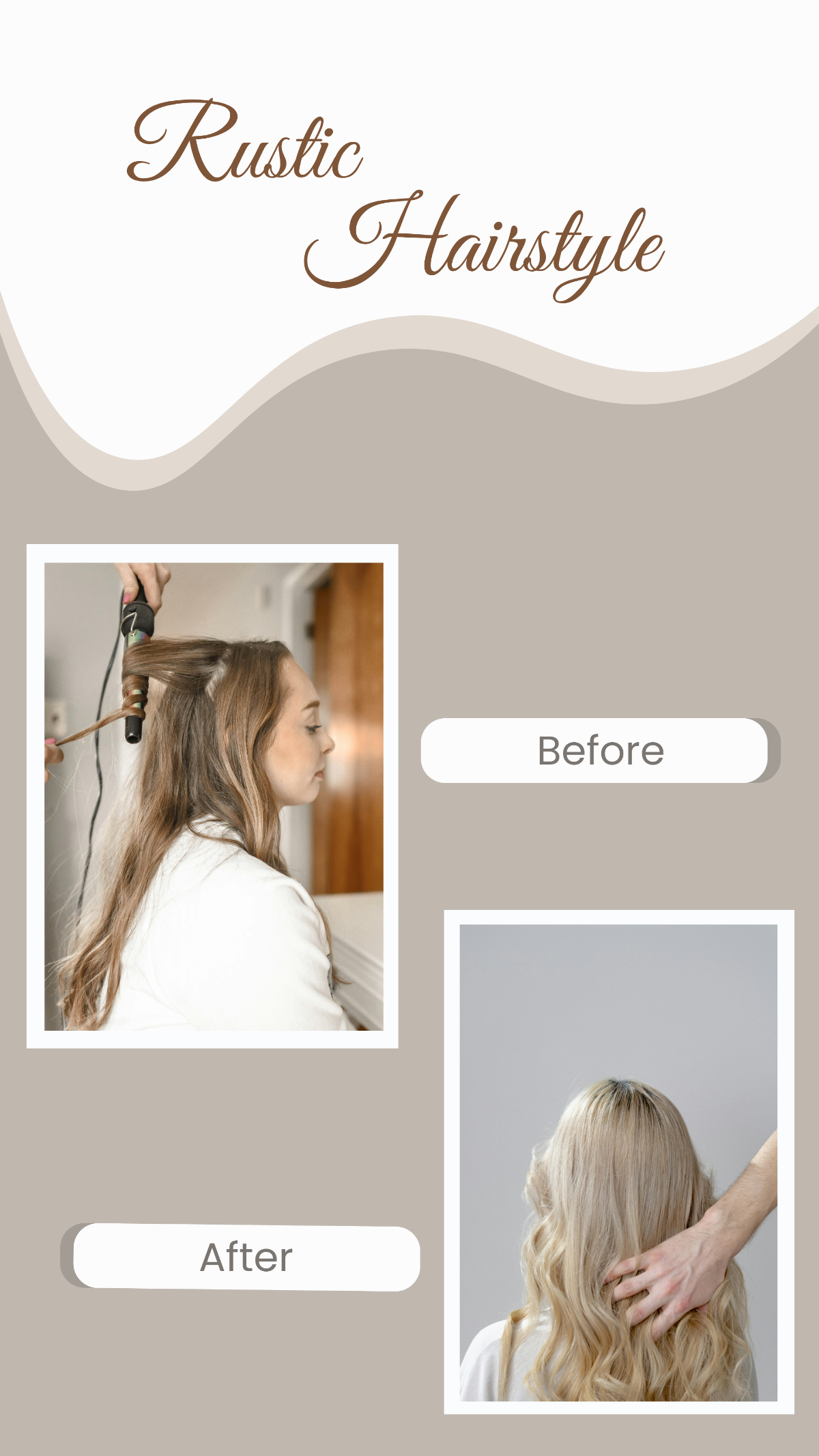 Free Photos Rustic Hairstyle Instagram Story