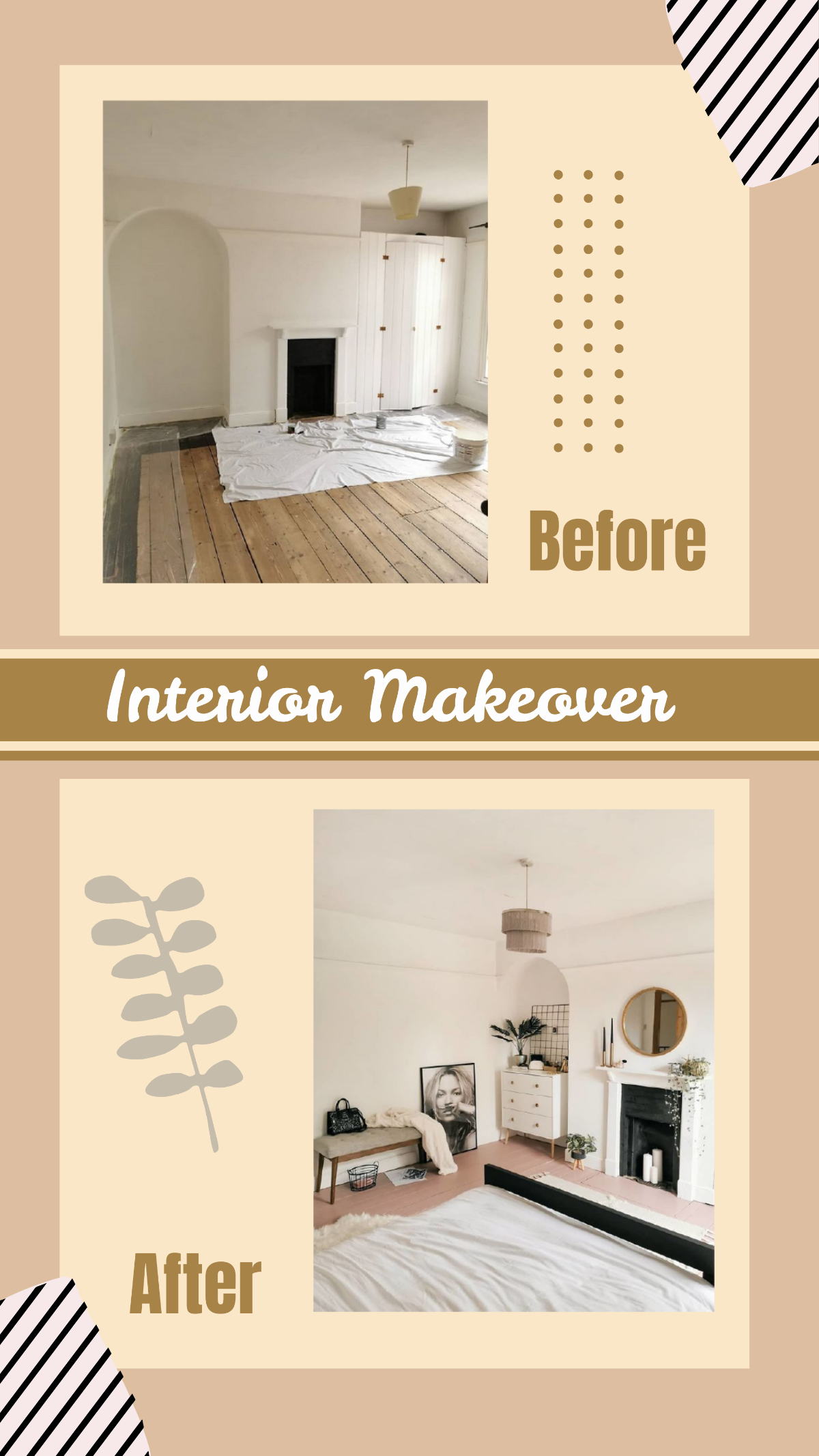 Free Before and After Interior Instagram Story