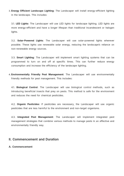 Free Real Estate Eco-Friendly Landscaping Contract Template to Edit Online