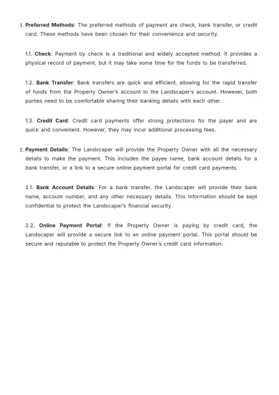 Free Real Estate Eco-Friendly Landscaping Contract Template to Edit Online