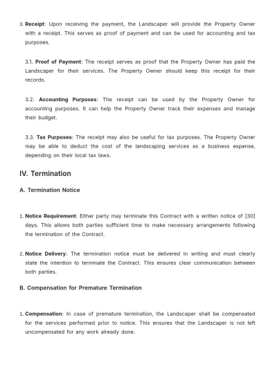 Free Real Estate Eco-Friendly Landscaping Contract Template to Edit Online