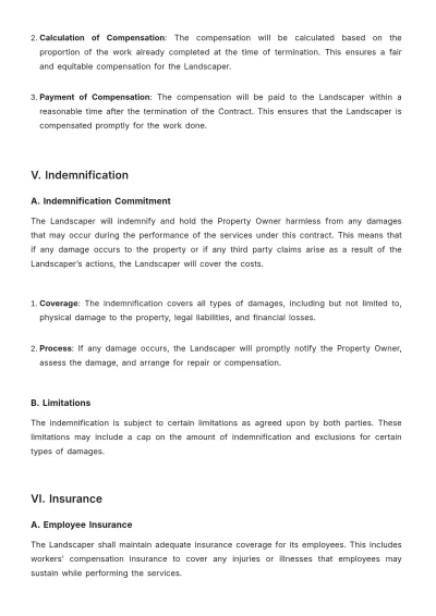 Free Real Estate Eco-Friendly Landscaping Contract Template to Edit Online