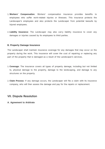 Free Real Estate Eco-Friendly Landscaping Contract Template to Edit Online
