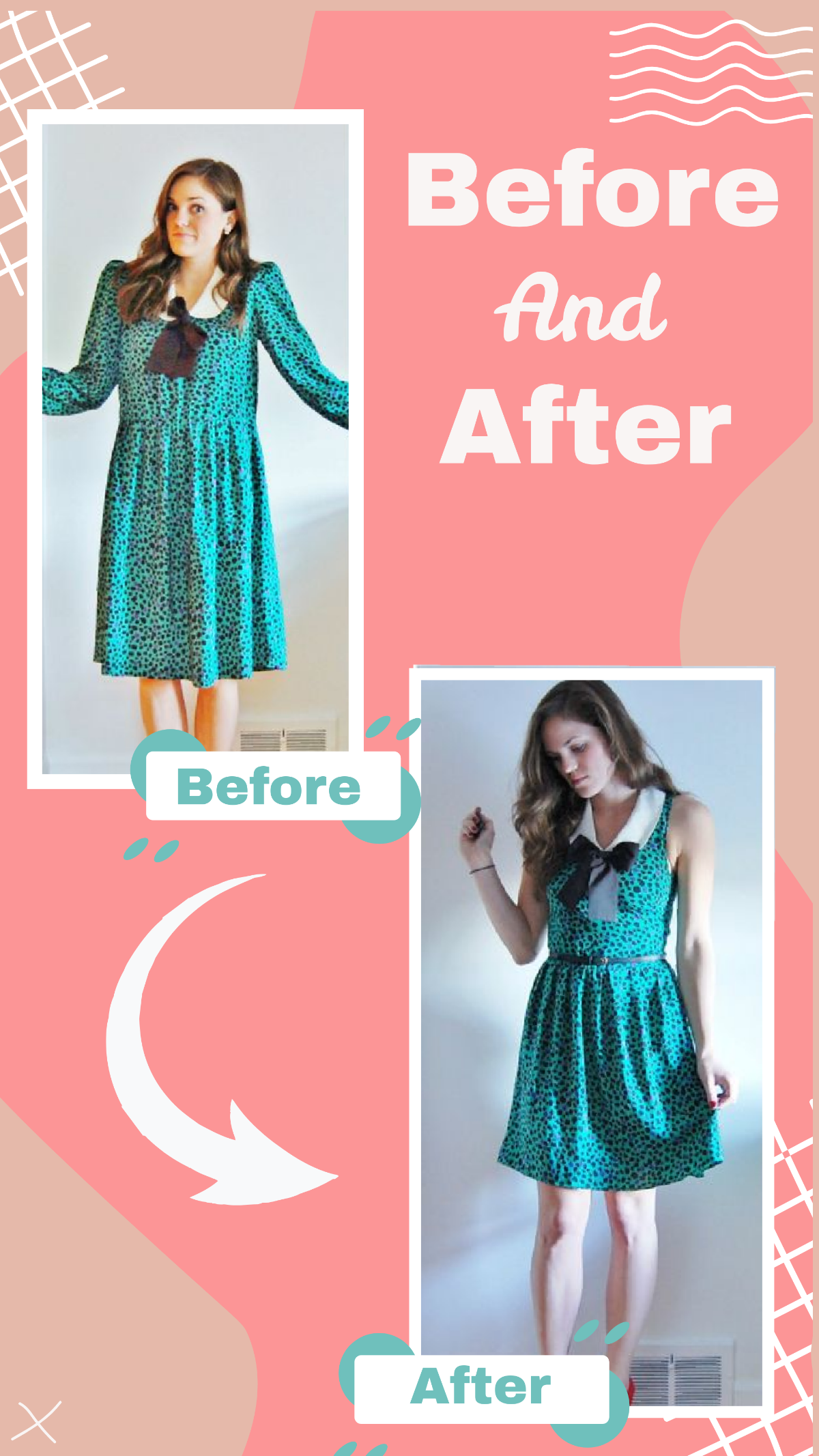 Free Fashion Before and After Instagram Post