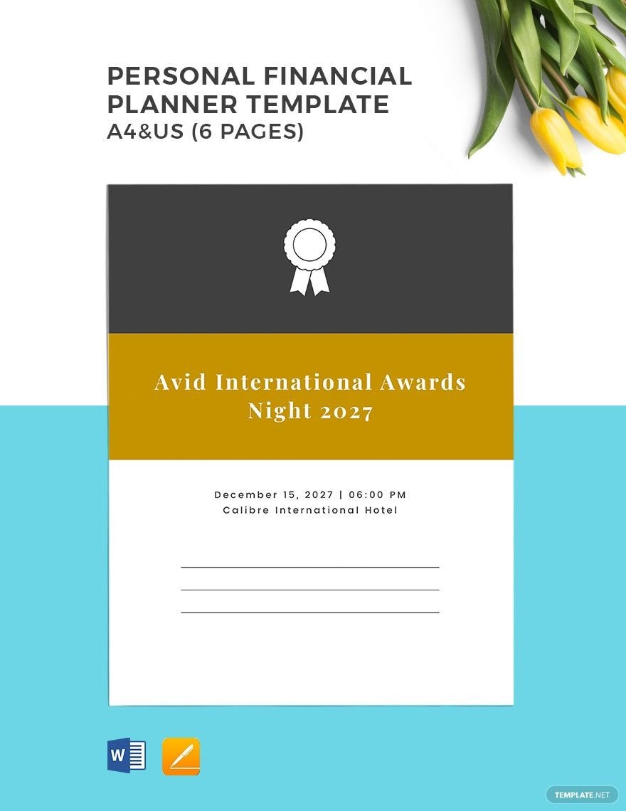 Personal Financial Planner Template