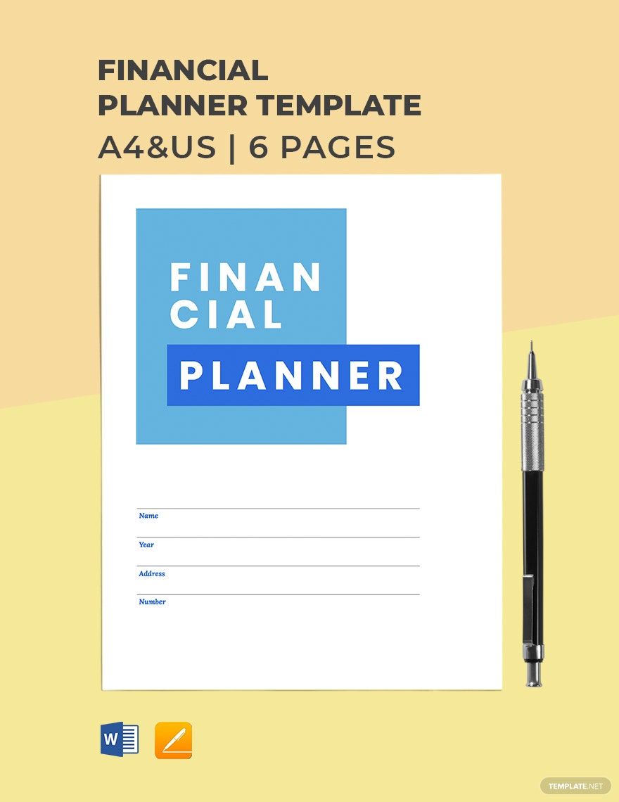 Family Financial Planner Template