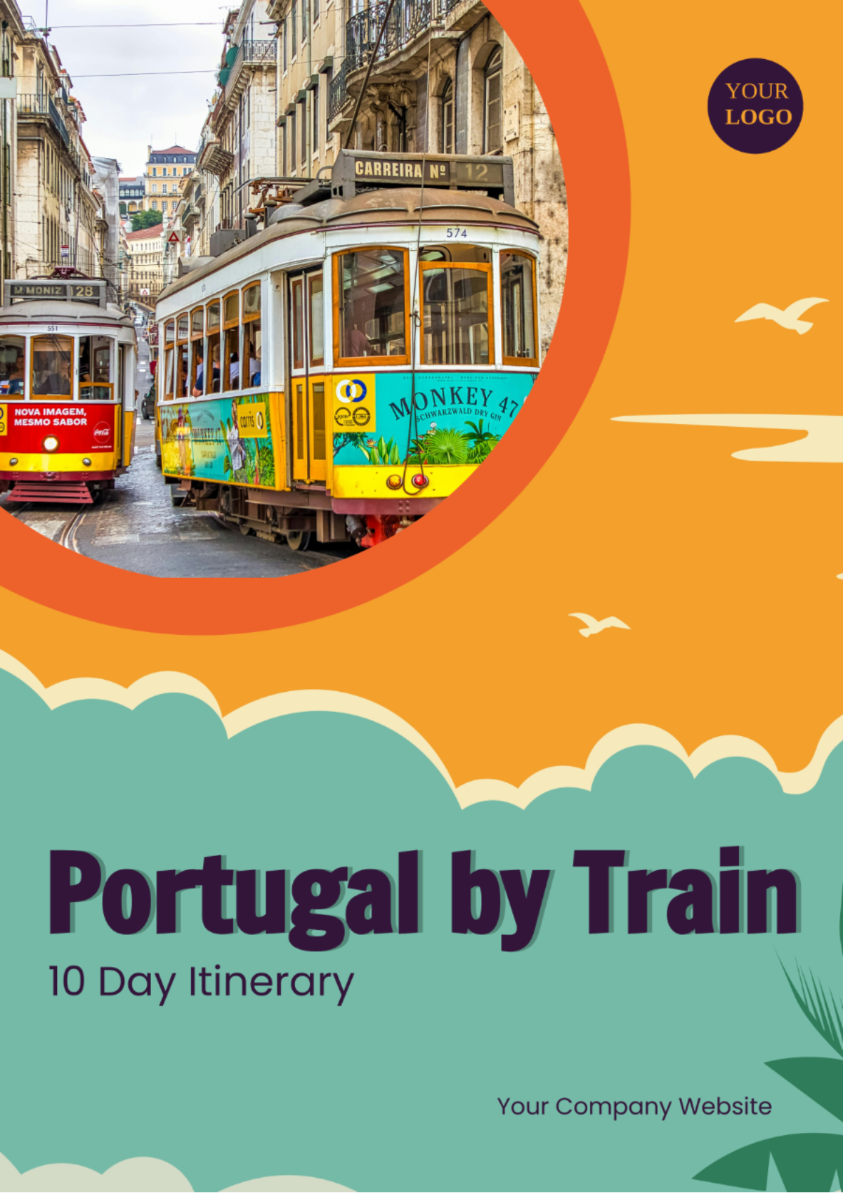 10 Day Portugal Itinerary By Train Template - Edit Online & Download