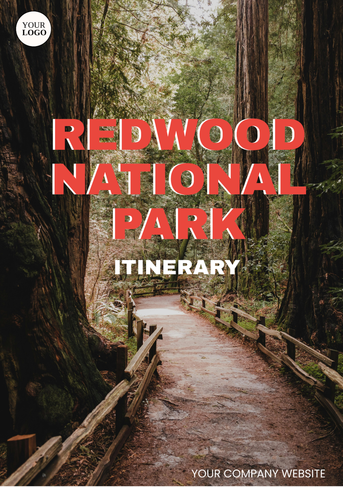 Redwood National Park Itinerary Template