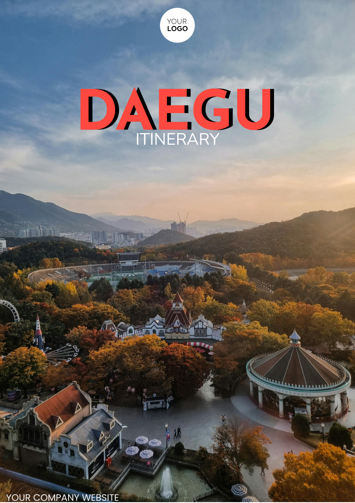 Daegu Itinerary Template
