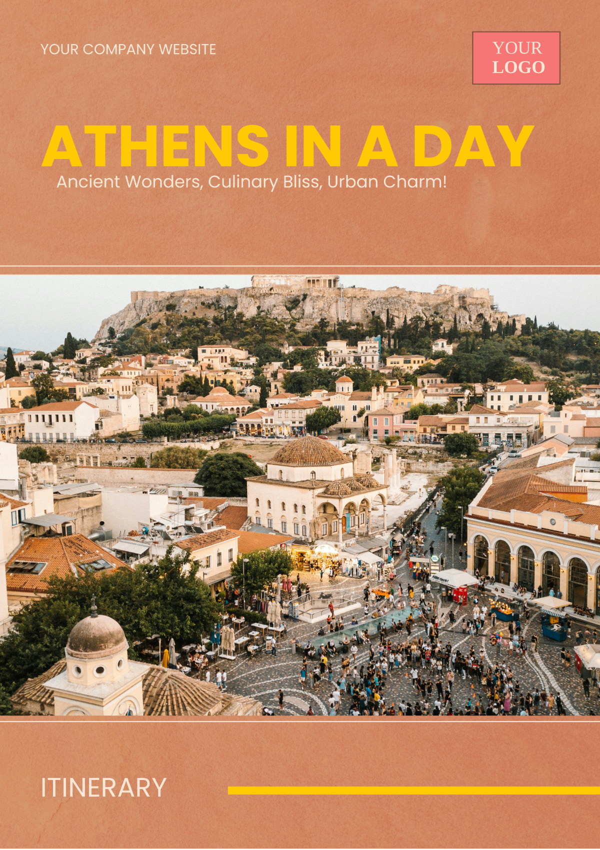 1 Day Athens Itinerary Template