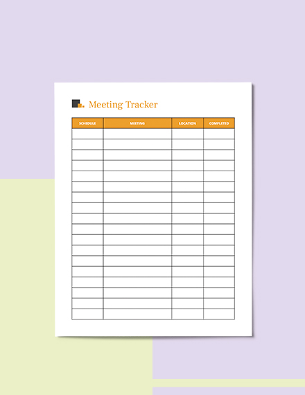 Meeting Planner Example