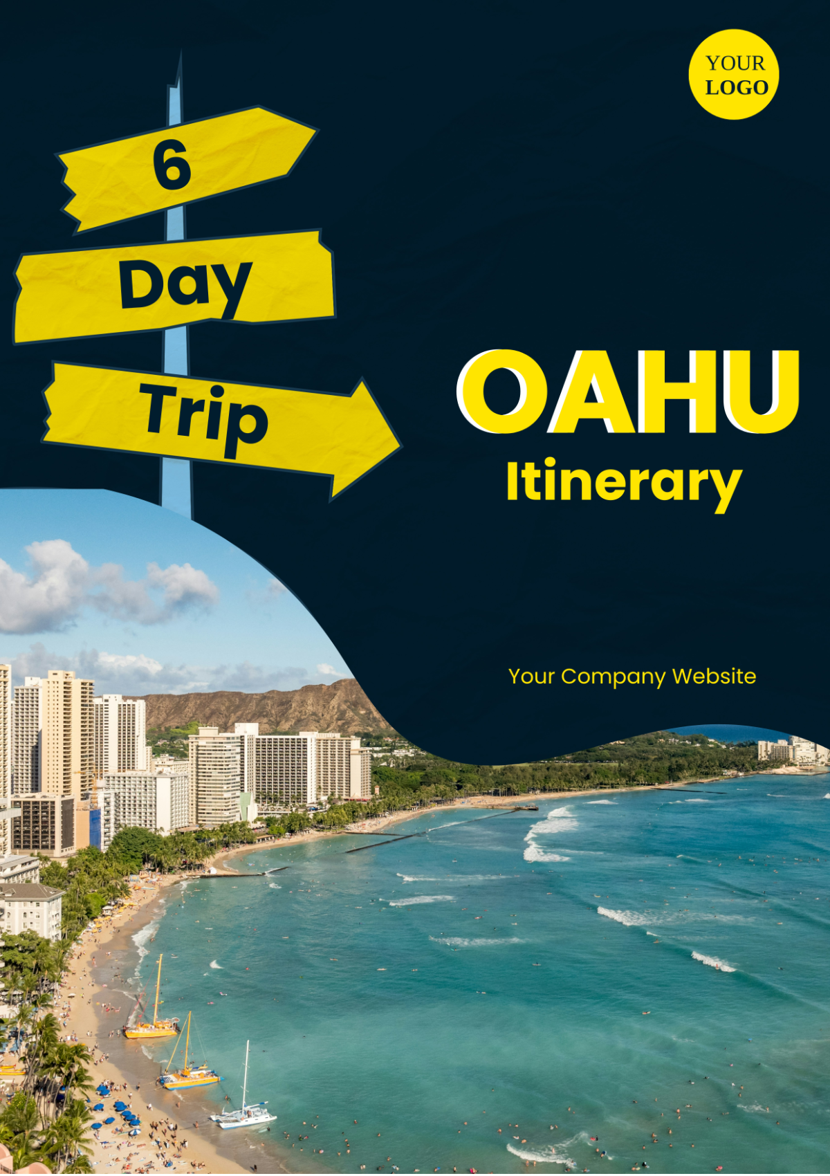 6 Day Oahu Itinerary Template