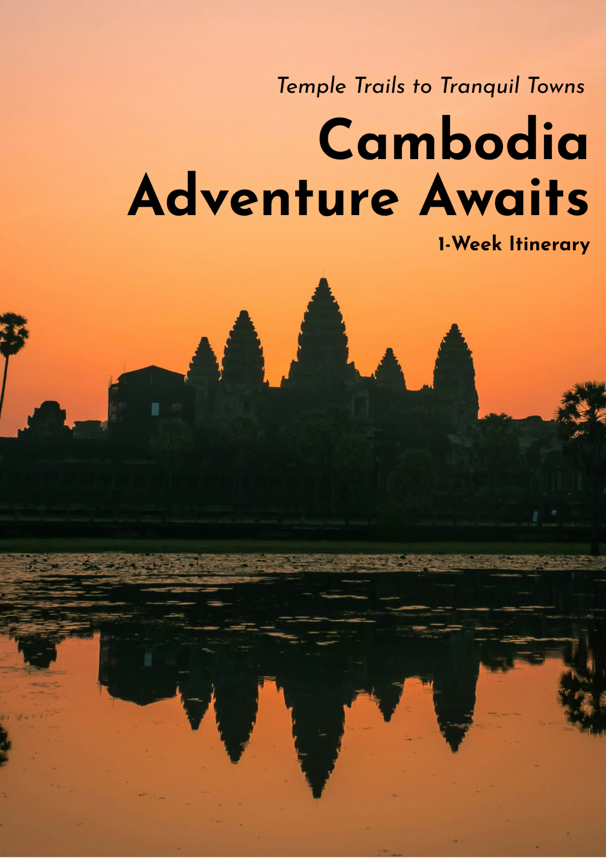 1 Week Cambodia Itinerary Template