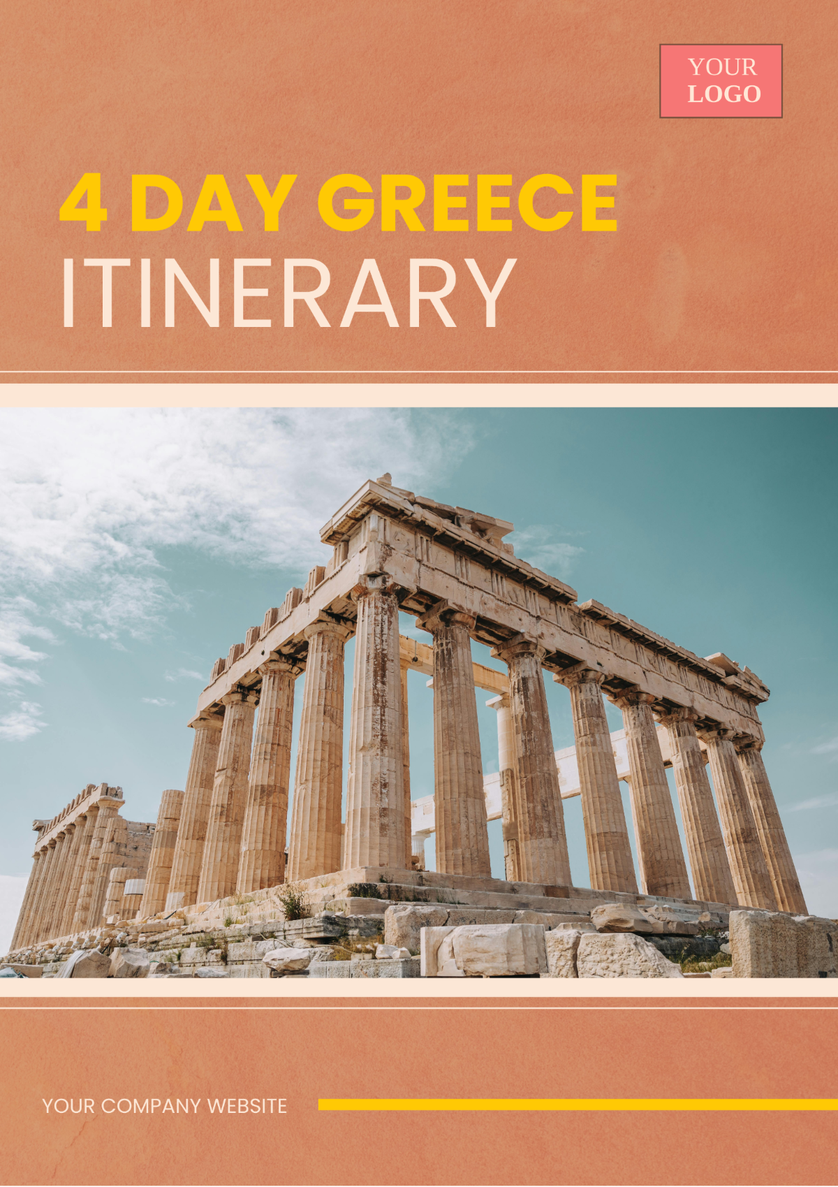 4 Day Greece Itinerary Template