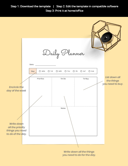 Free Basic Planner Template to Edit Online