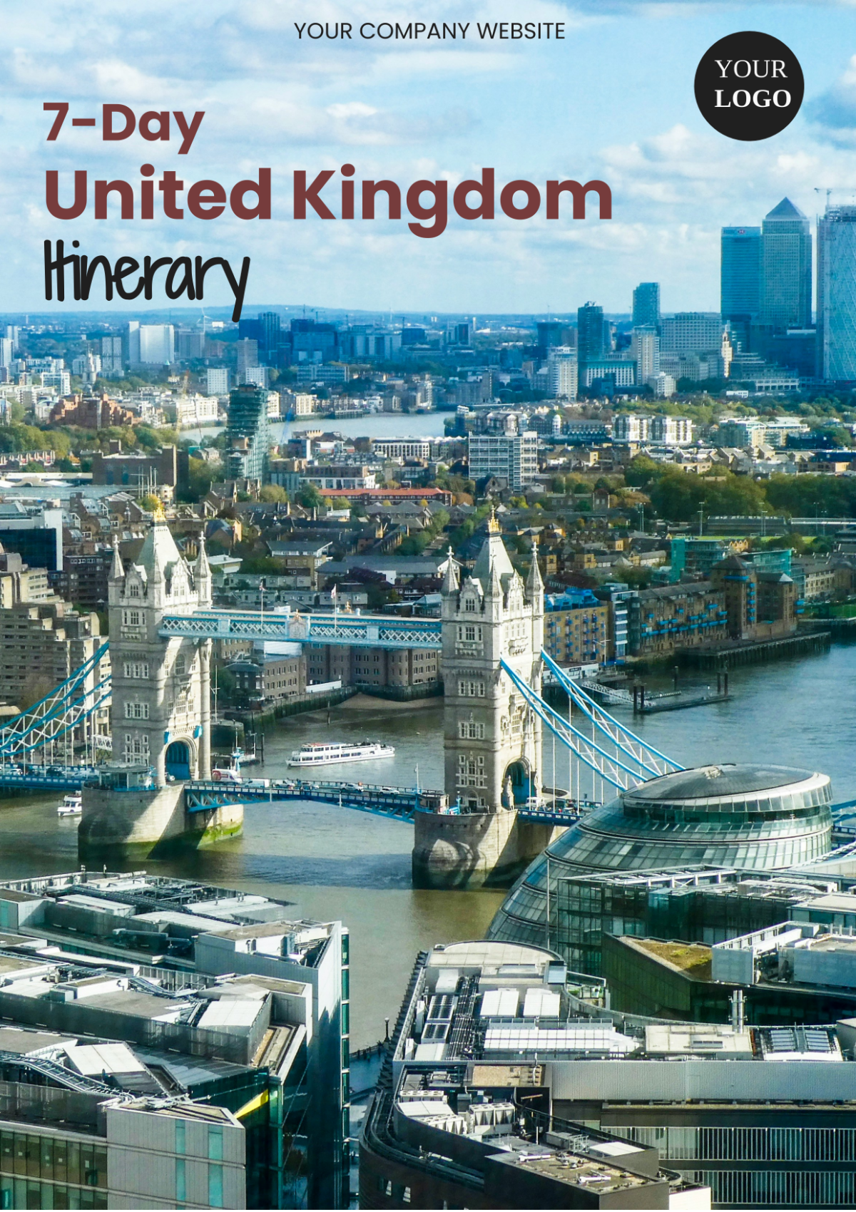 7 Day UK Itinerary Template - Edit Online & Download