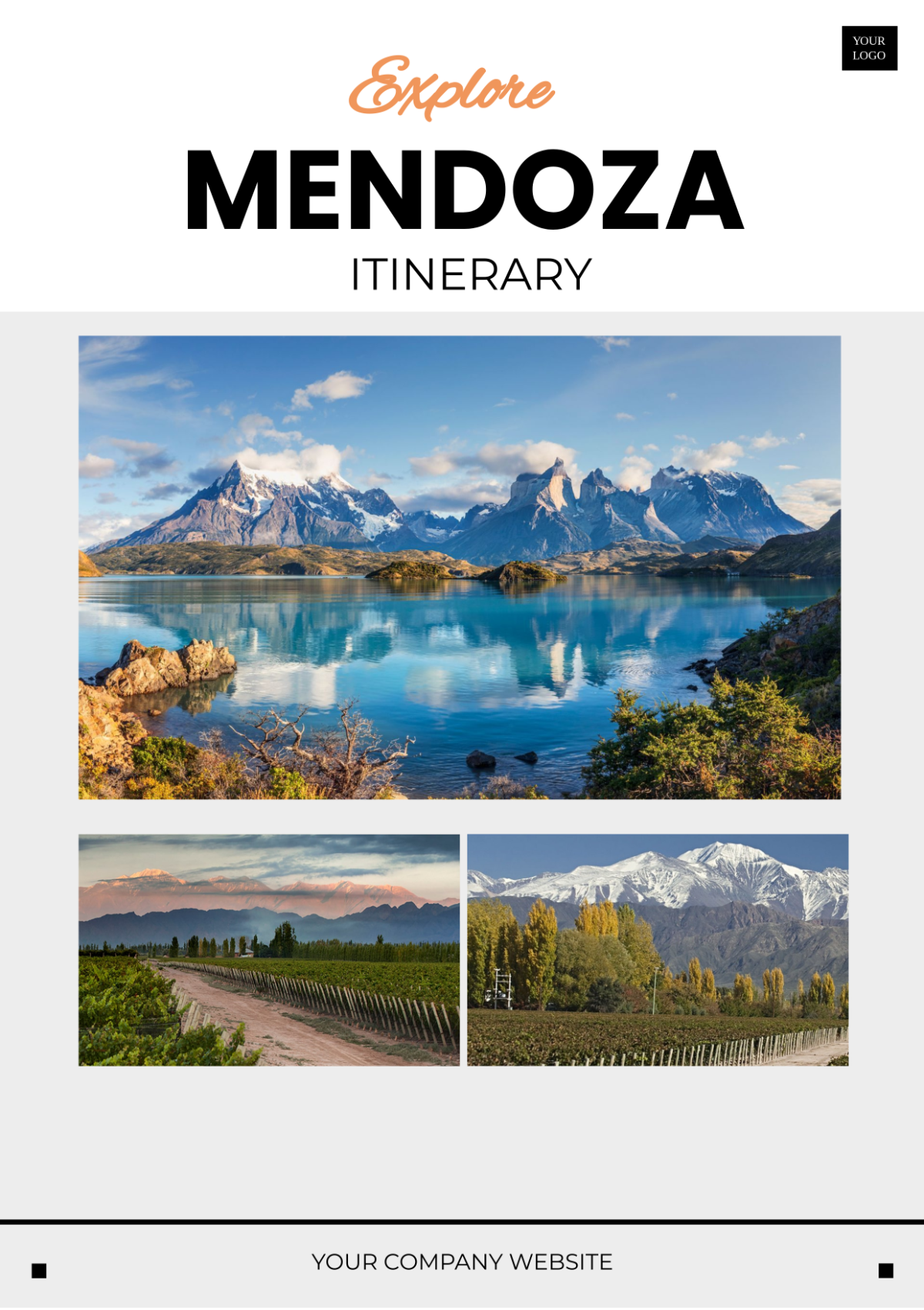 Mendoza Itinerary Template
