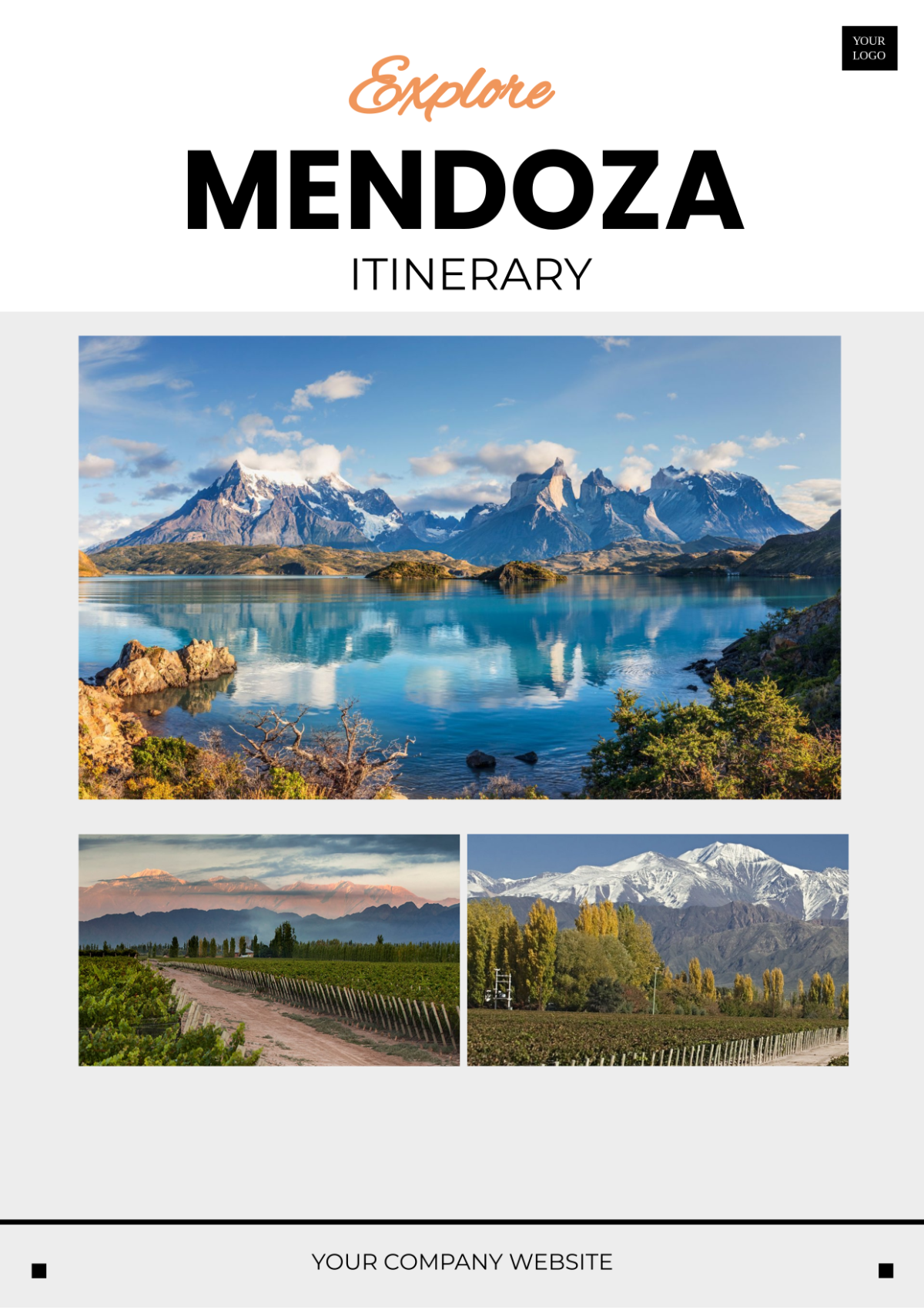 Mendoza Itinerary Template - Edit Online & Download