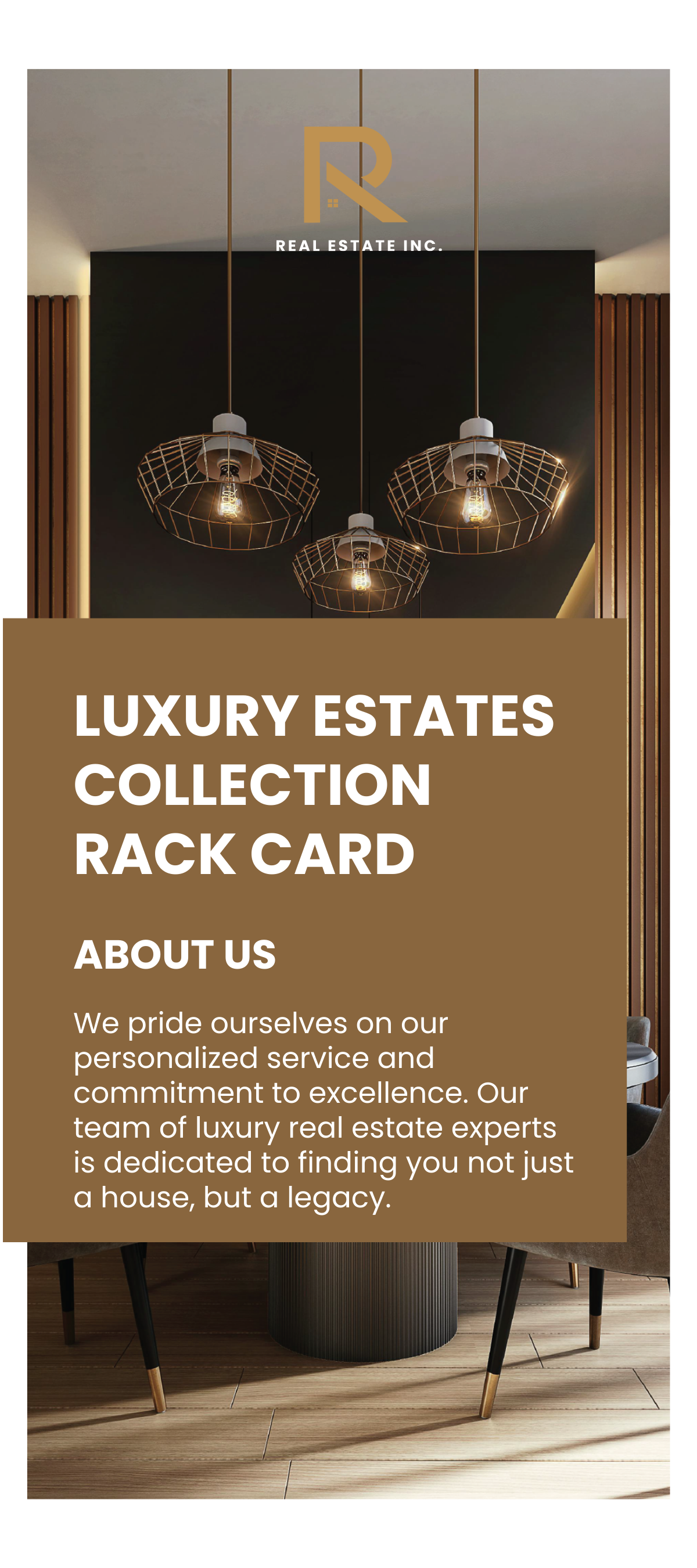 Free Luxury Estates Collection Rack Card Template
