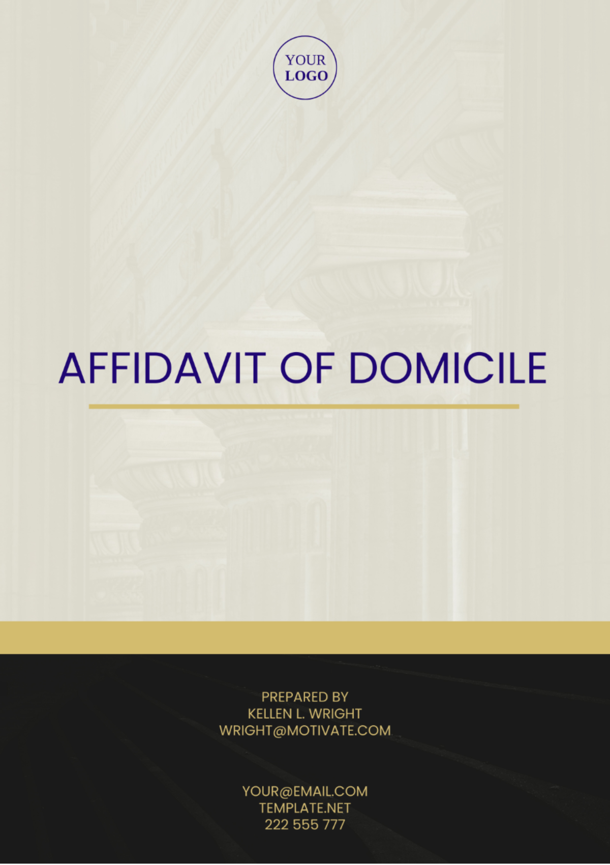 Colorado Affidavit of Domicile Template - Edit Online & Download