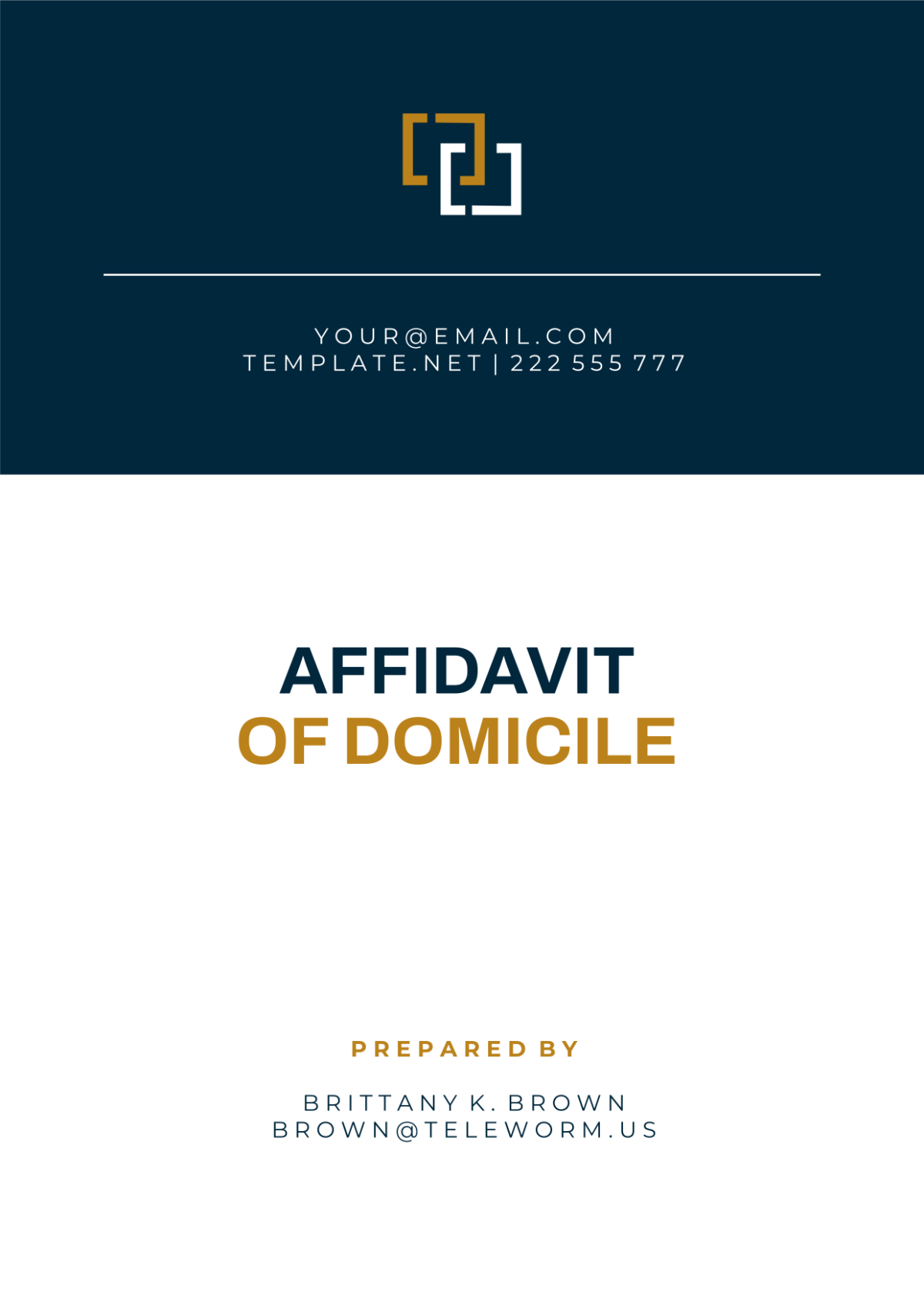 Connecticut Affidavit of Domicile Template - Edit Online & Download