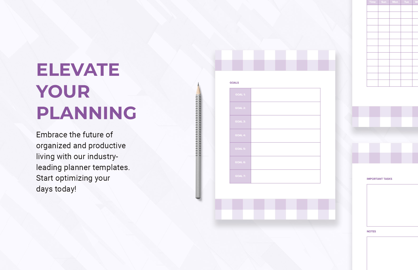 Monthly Planner Template