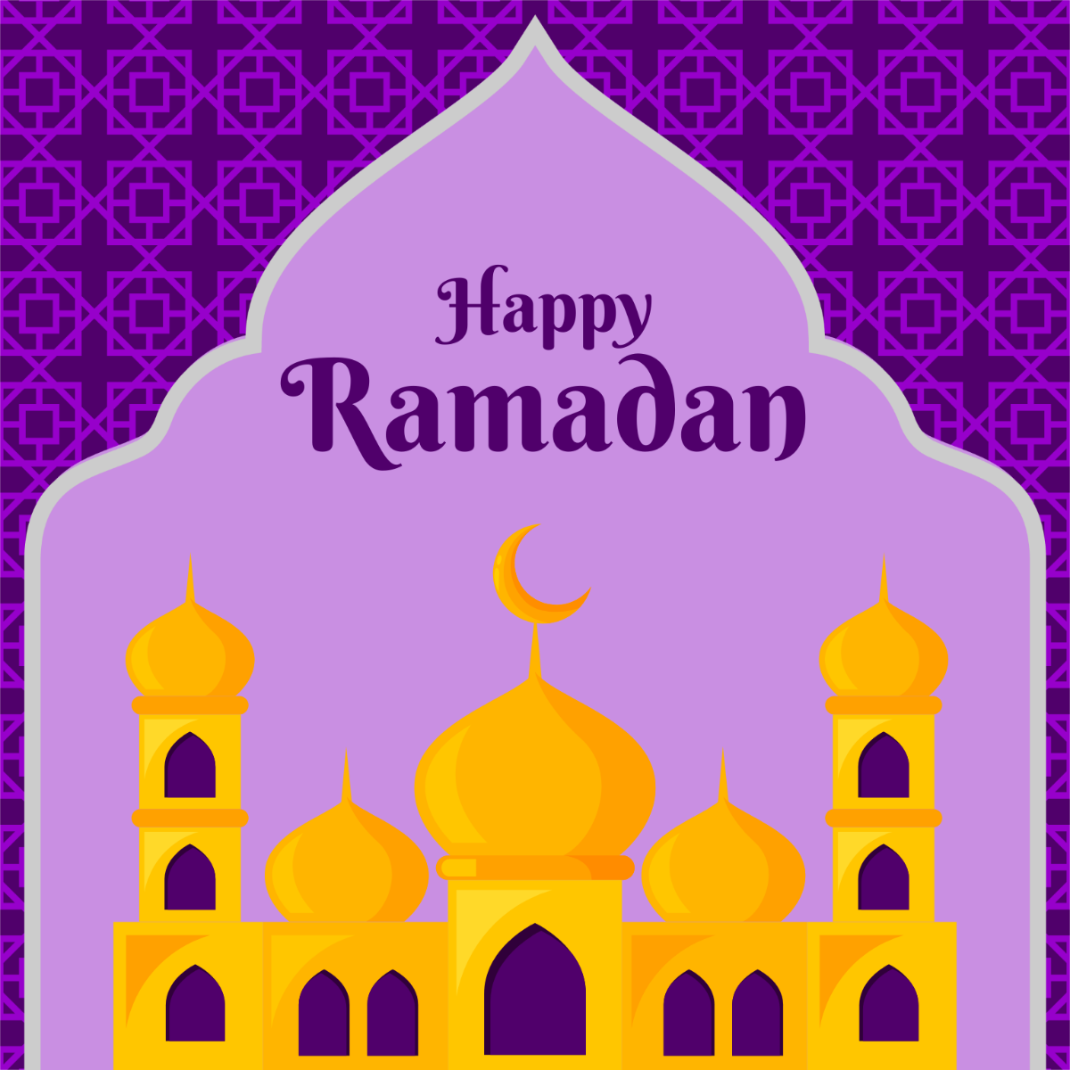 Happy Ramadan Gif Template