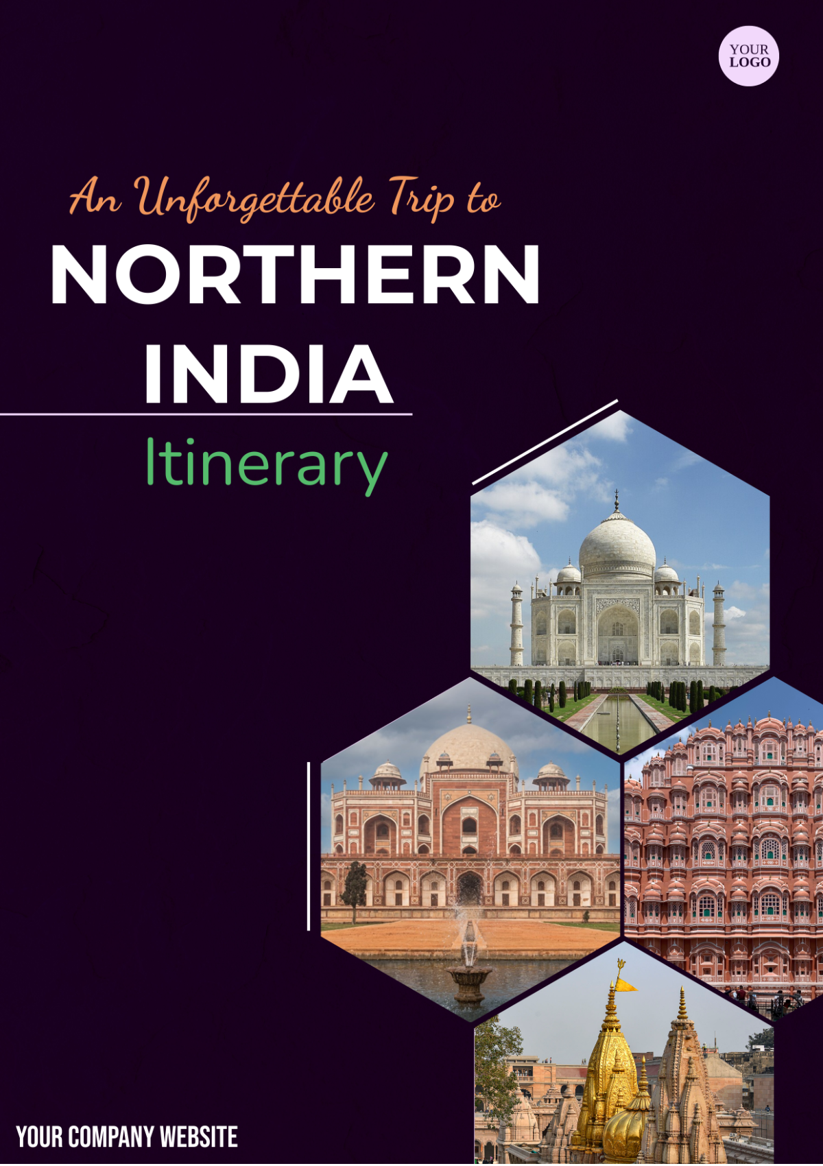 Free Northern India Itinerary Template