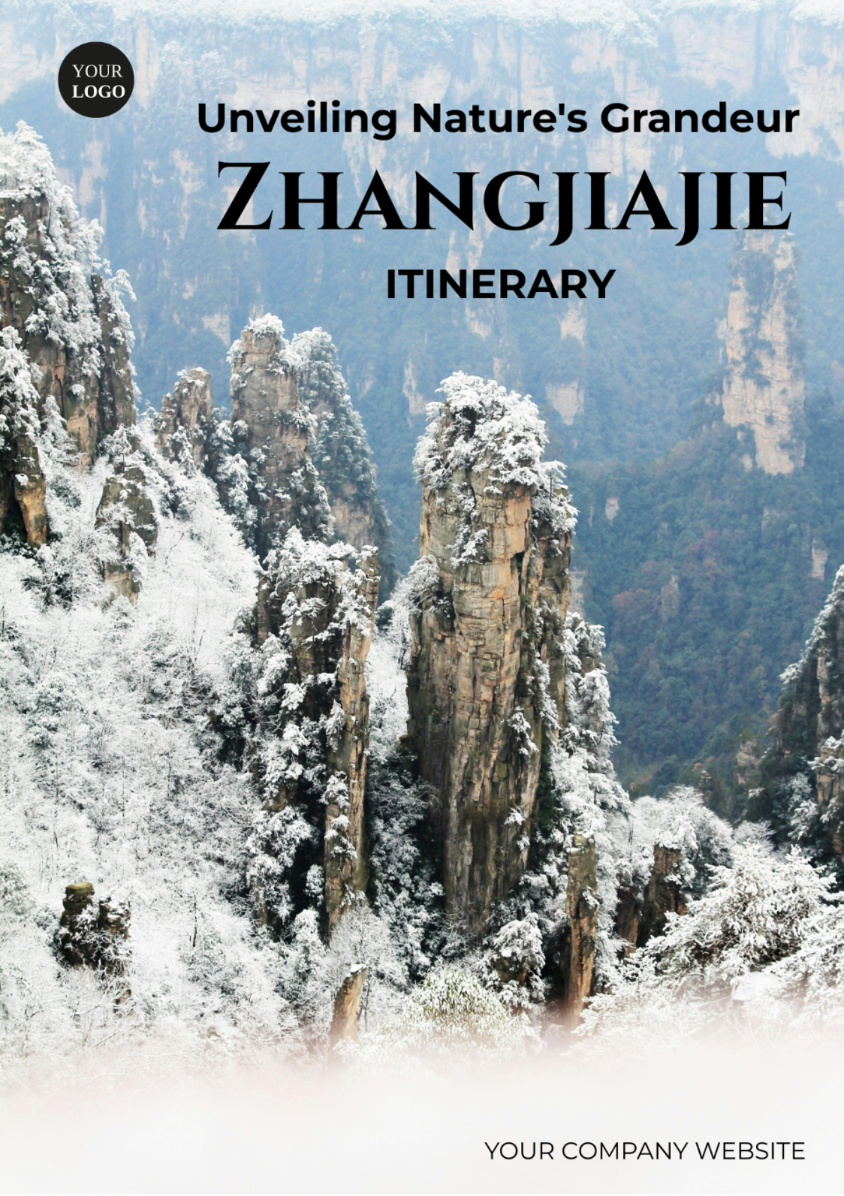 Zhangjiajie Itinerary Template - Edit Online & Download