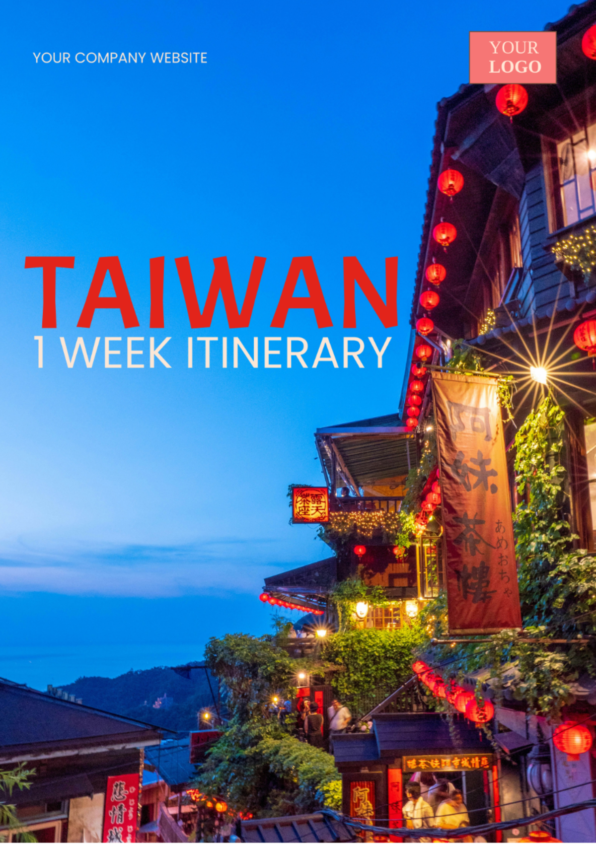 1 Week Taiwan Itinerary Template - Edit Online & Download