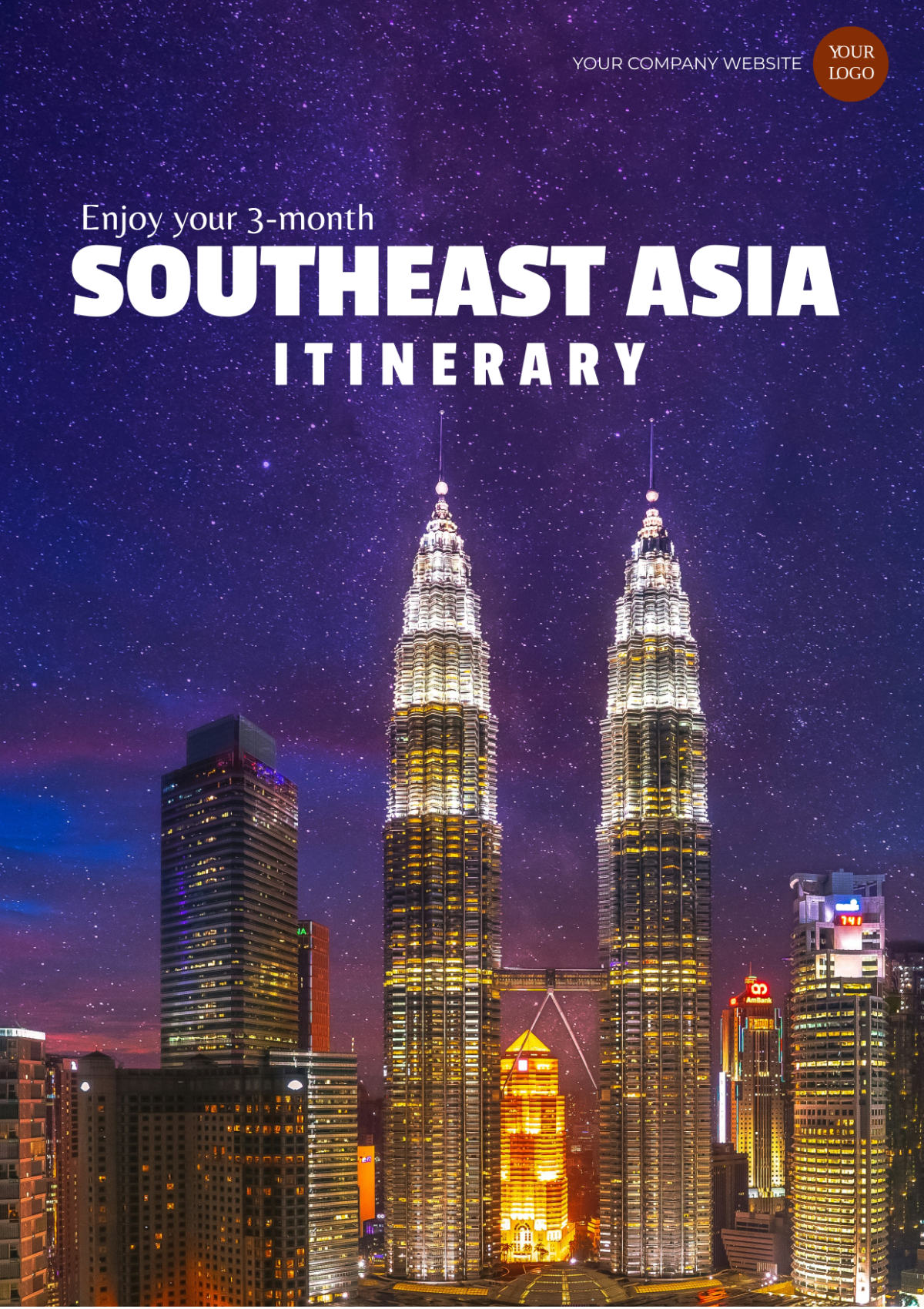 3 Month Southeast Asia Itinerary Template