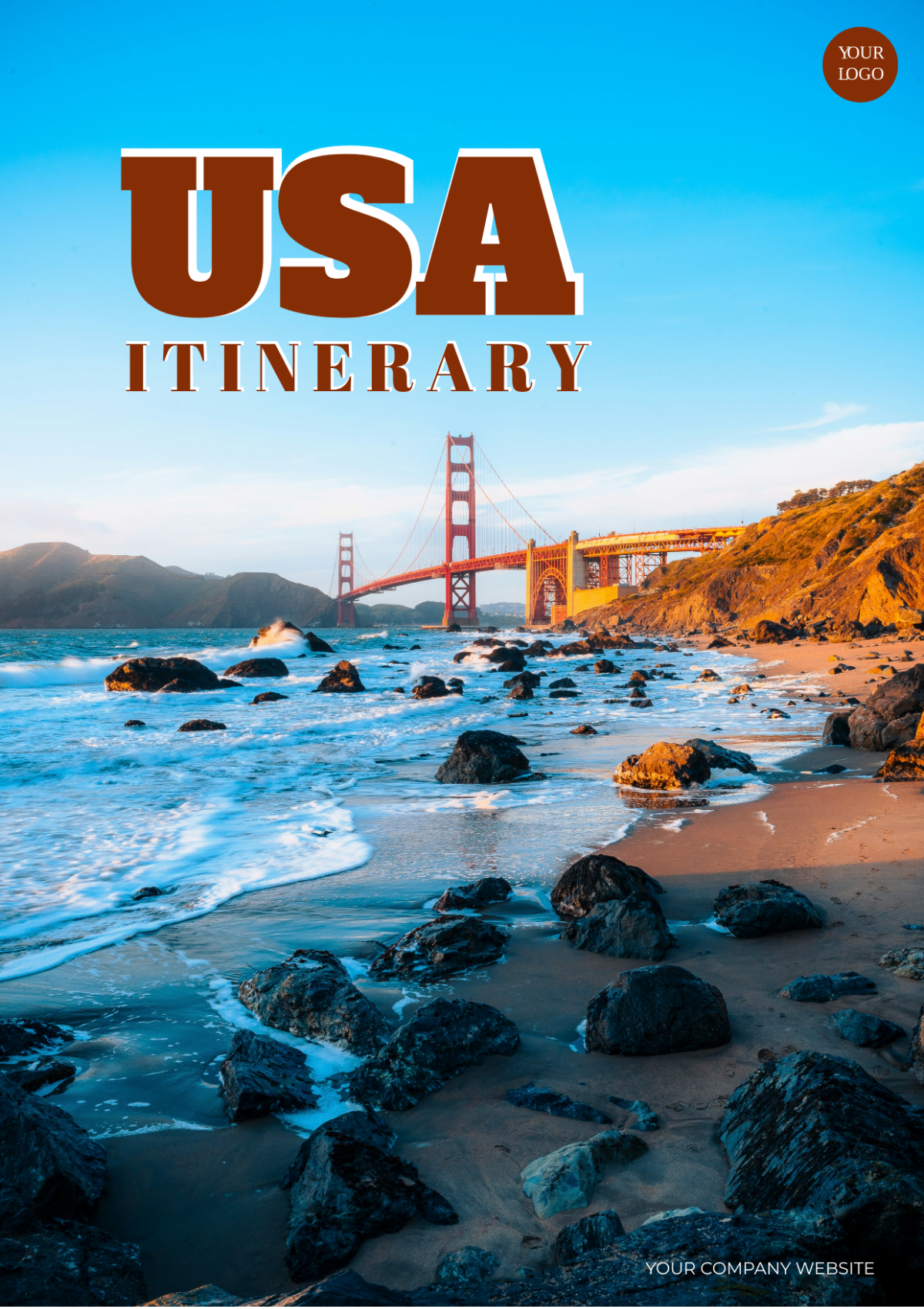 Free 2 Week USA Itinerary Template