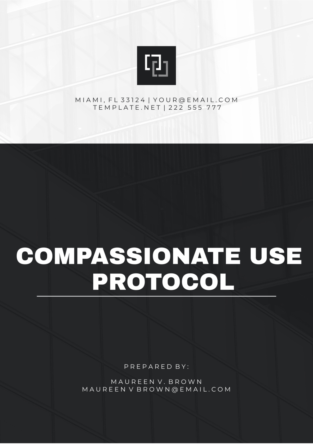 Compassionate Use Protocol Template